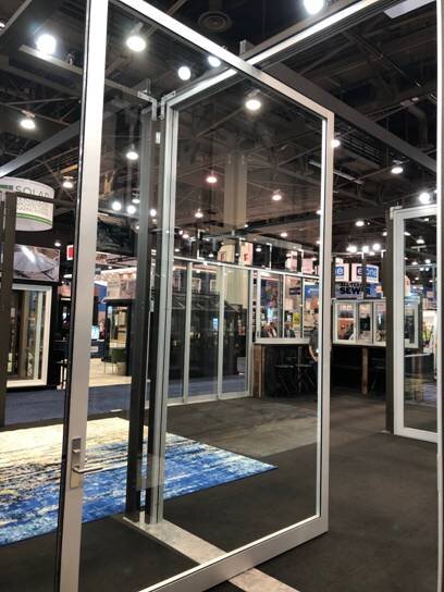 Fleetwood’s 4400T Pivot door with drainage is available in 2020