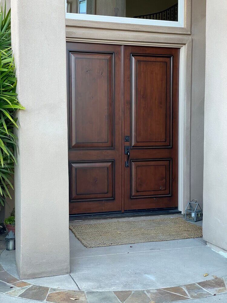 Existing Front Door Stolen! Results in a Life-Time Warranty Masterpiece